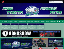 Tablet Screenshot of hawkesburyhawks.com